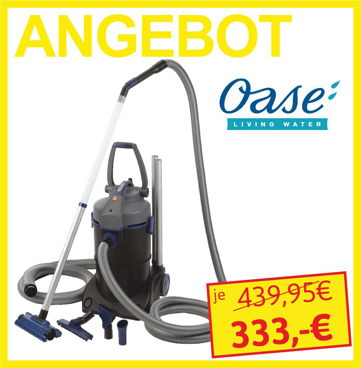 Teichschlammsauger Oase Pondovac 3